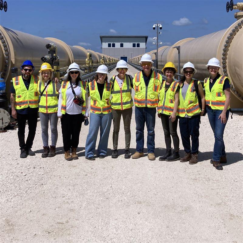 group on site