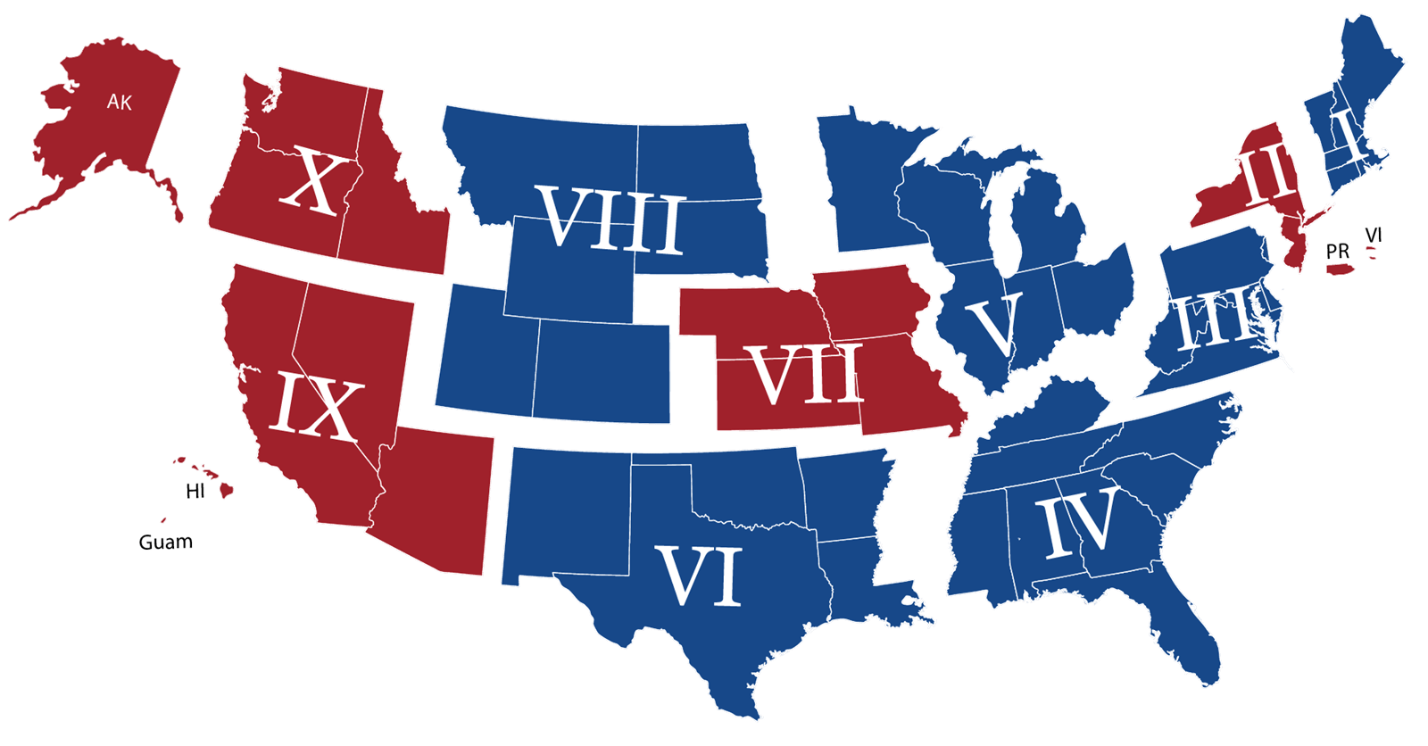 FEMA Regions 2019