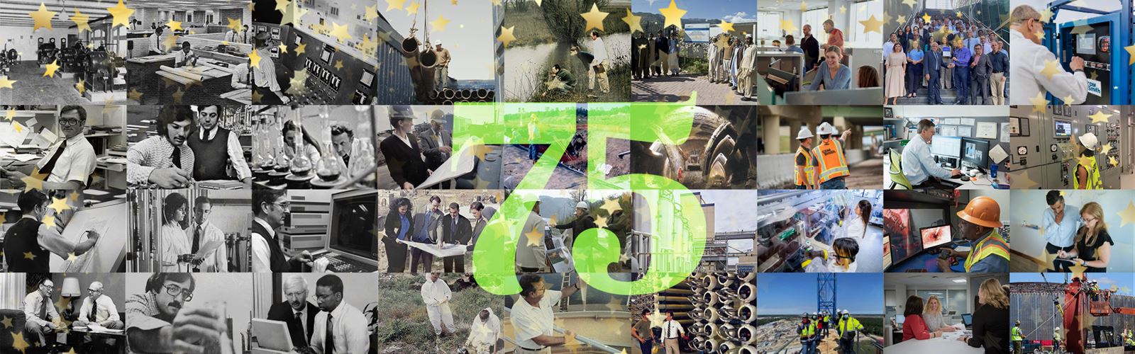 75th anniversary collage