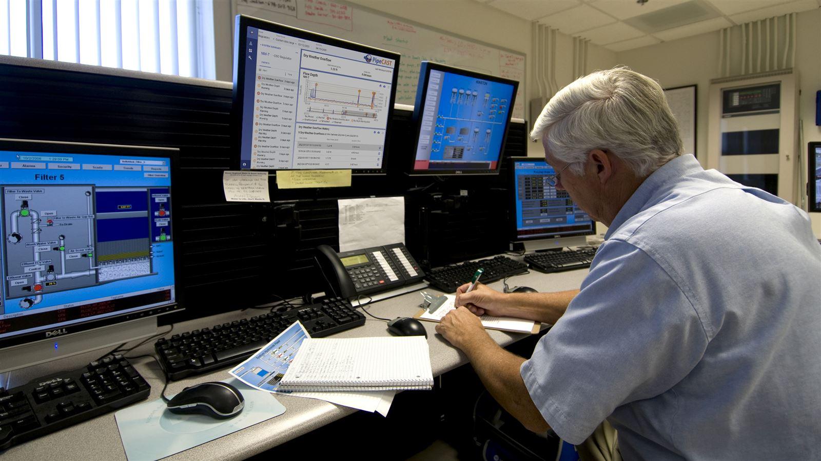 Water utility control center