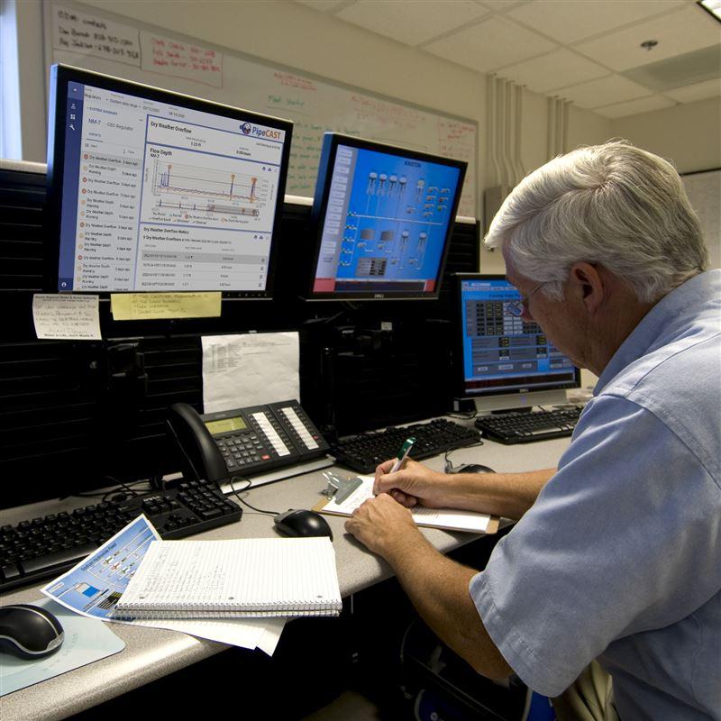 Water utility control center