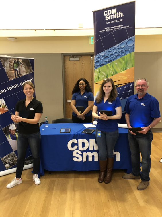 CDM Smith recruiting booth at Georgia Tech