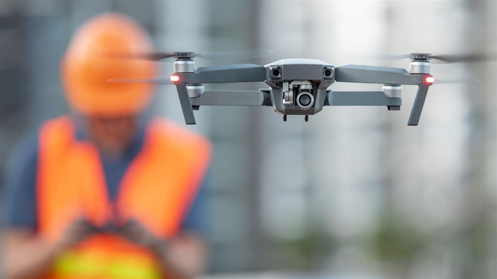 digital services - drone flying remote sensing