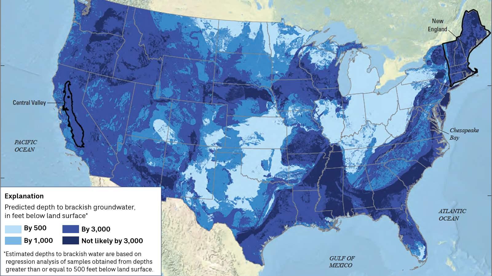 Brackish Groundwater Map