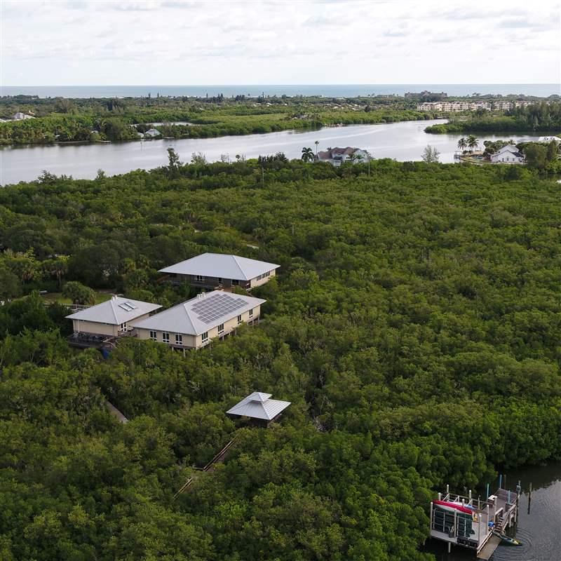 drone footage of wetlands
