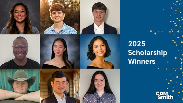 CDM Smith Scholarship Winners '24 - '25