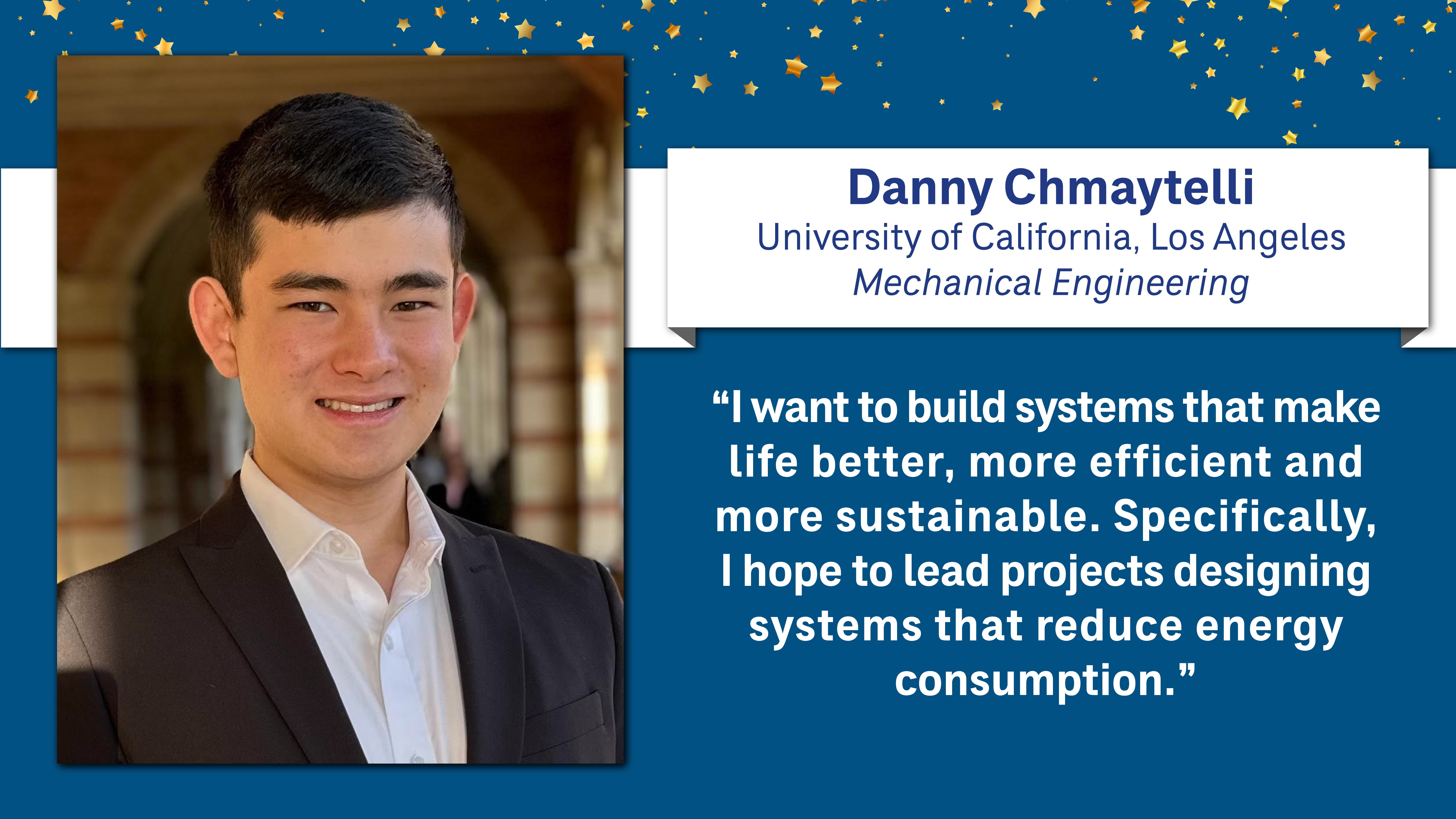 Danny Chmaytelli Scholarship Recipient