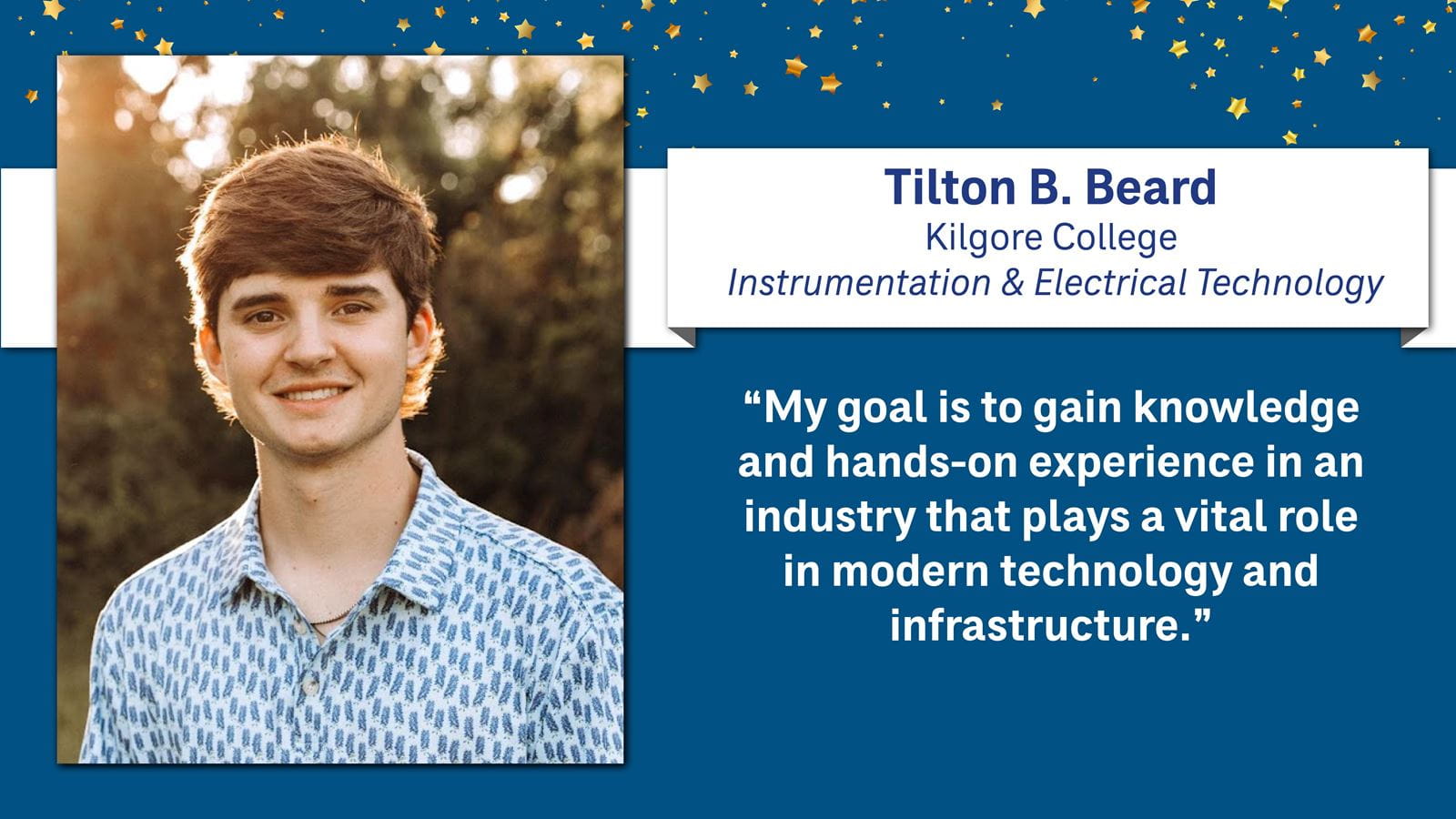Tilton B. Beard Scholarship Recipient