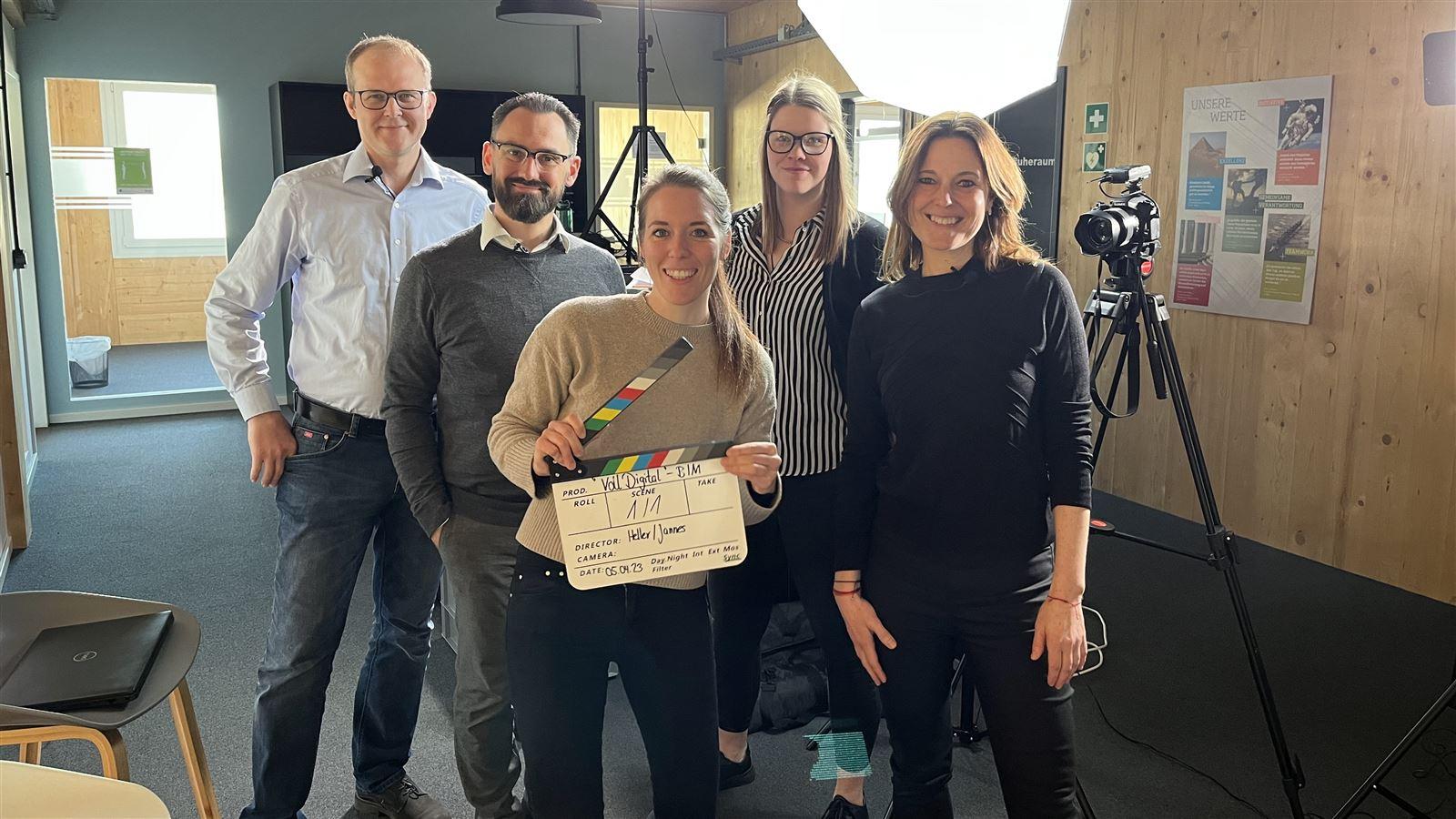 Tamara and Europe crew filming