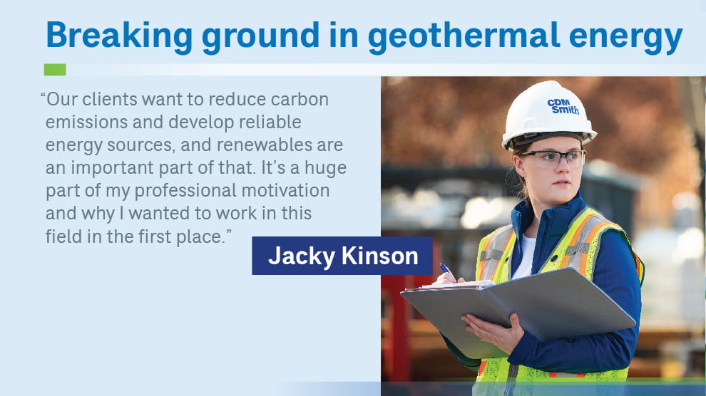 Jacky Kinson on job site