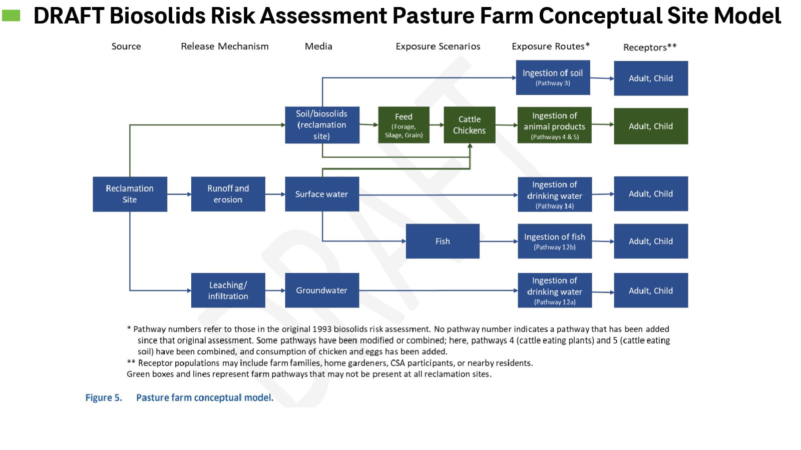 pasture farm conceptual site model