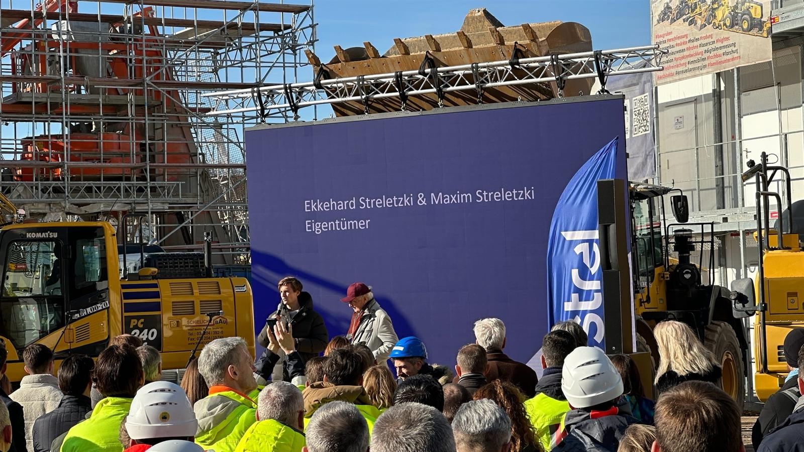 Estrel tower Berlin Richtfest Eröffnungsrede der Eigentümer