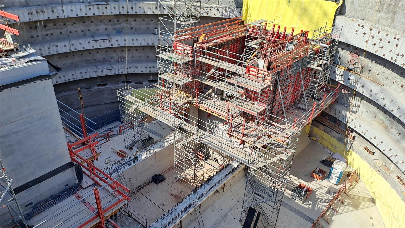 Stuttgart 21 shaft structure