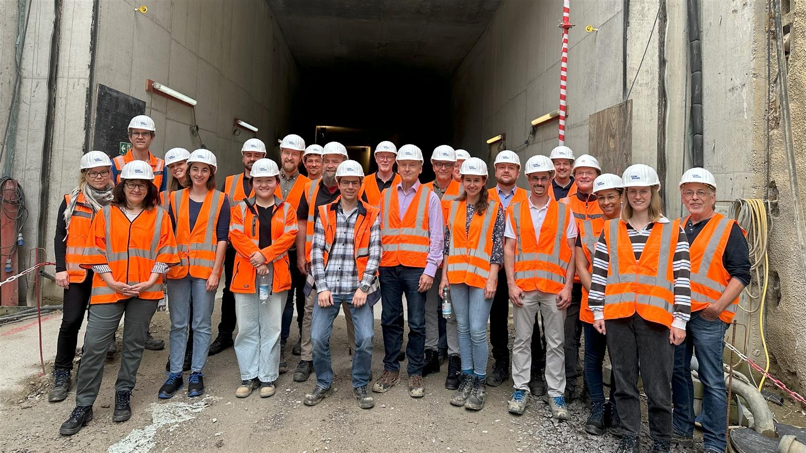 CDM Smith Mitarbeitende beim RTW Baustellenbesuch