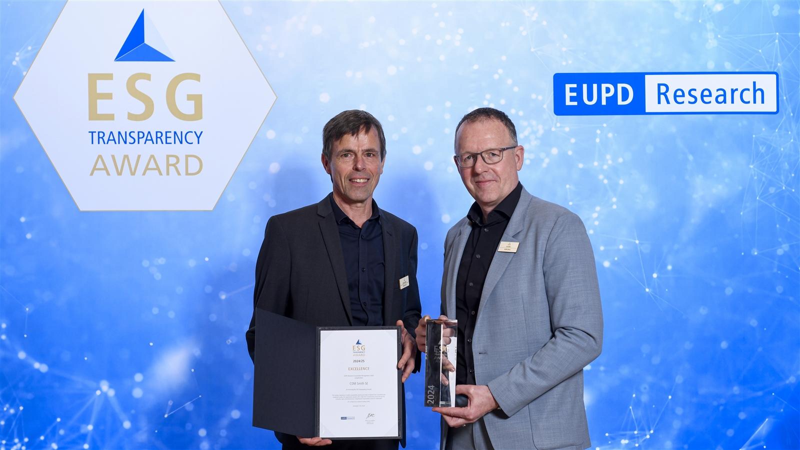 CDM Smith wins ESG Transparency Award 2024