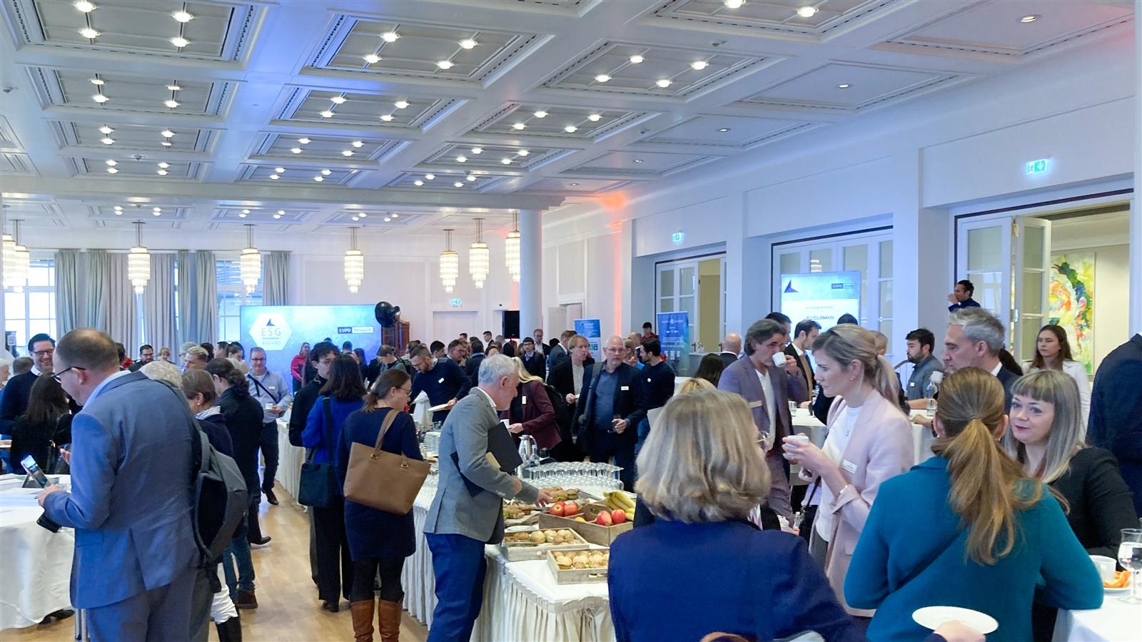 Eventhalle der ESG Transparency Award Preisverleihung 2024