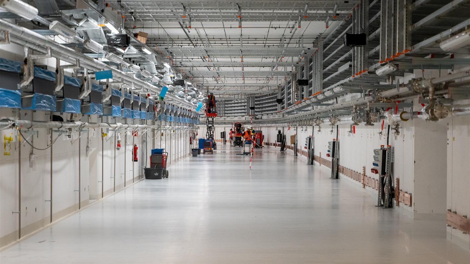 Underground accelerator ring