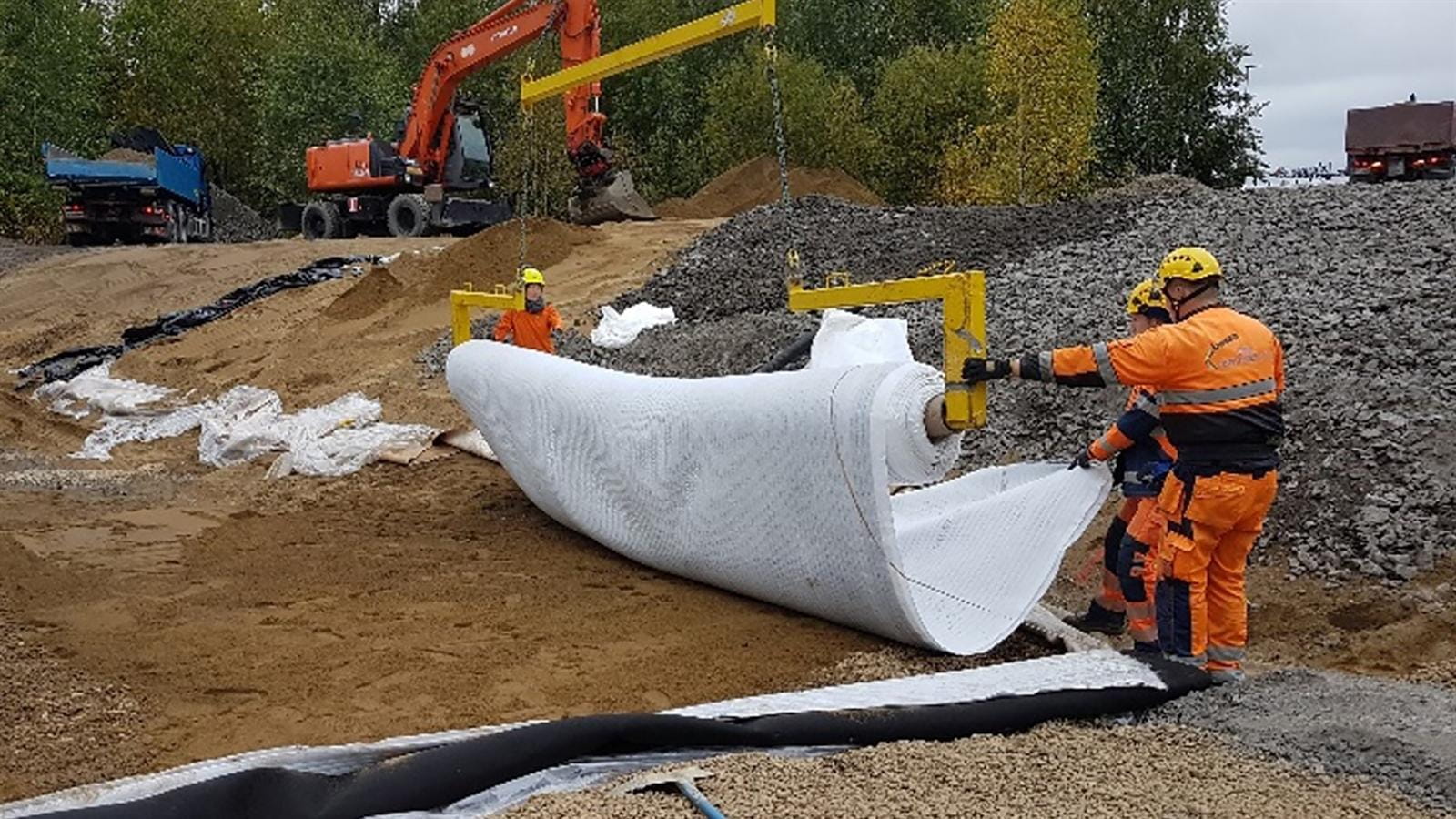 Ausrollen Abdeckung