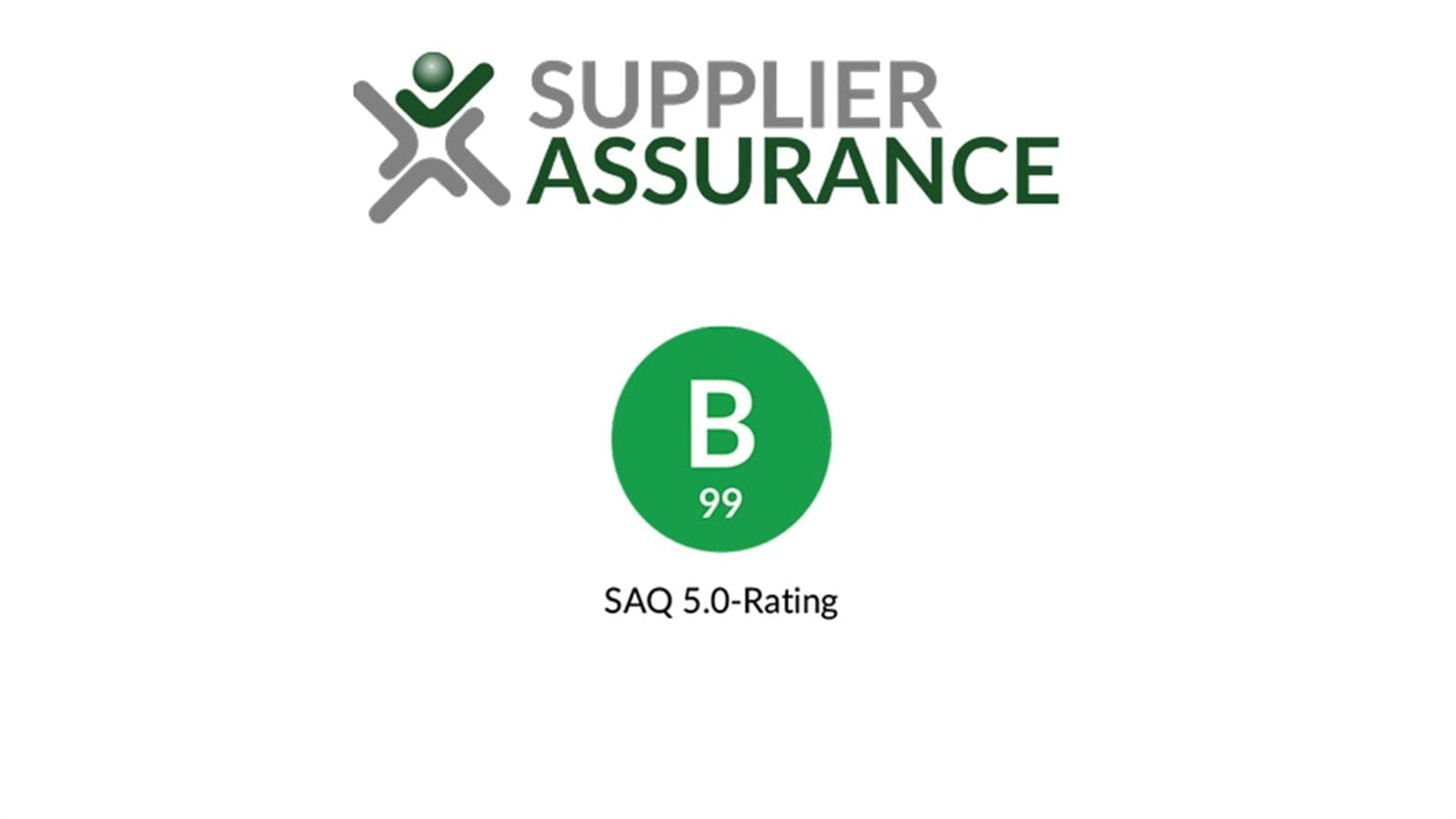 Supplier Assurance Rating