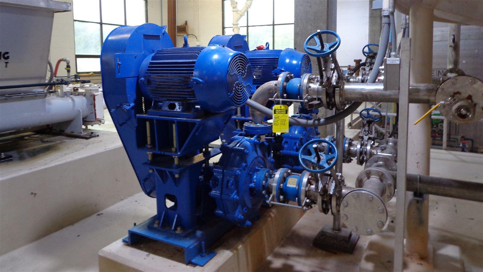 new ash transfer pumps 