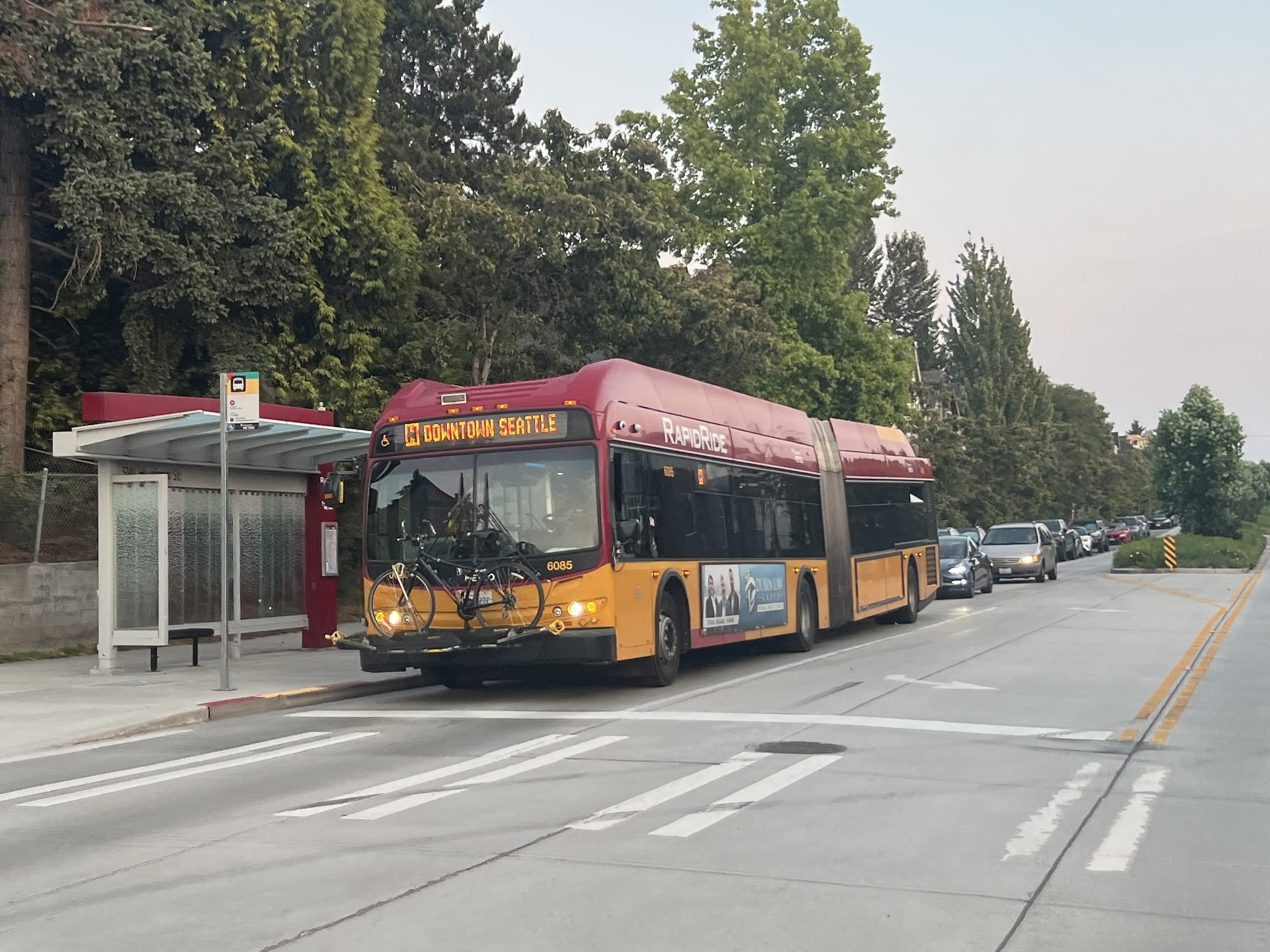 Delridge Bus Stopped