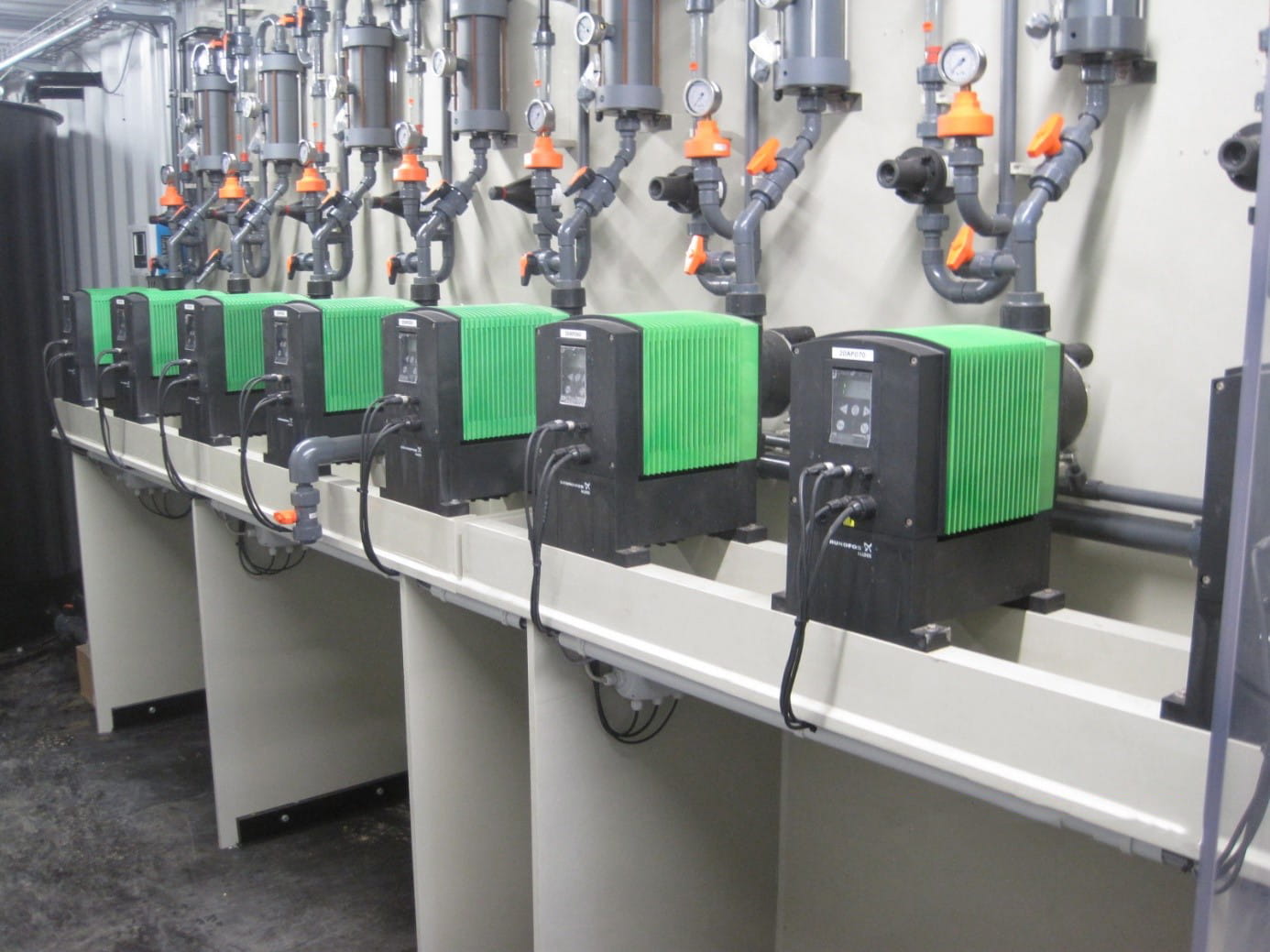 Grundwassersanierung Lampertheim - Dosieranlage Arsen Pilotversuch