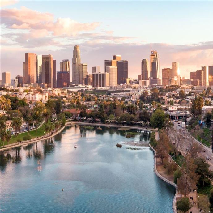 LA skyline