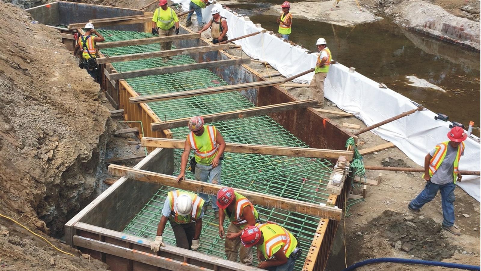 PennDOT typical foundation construction activities