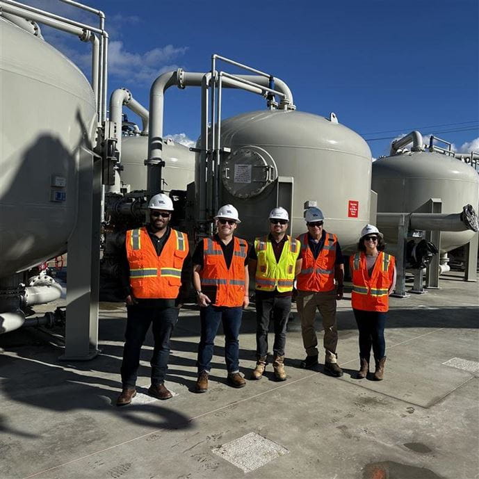 workers on site