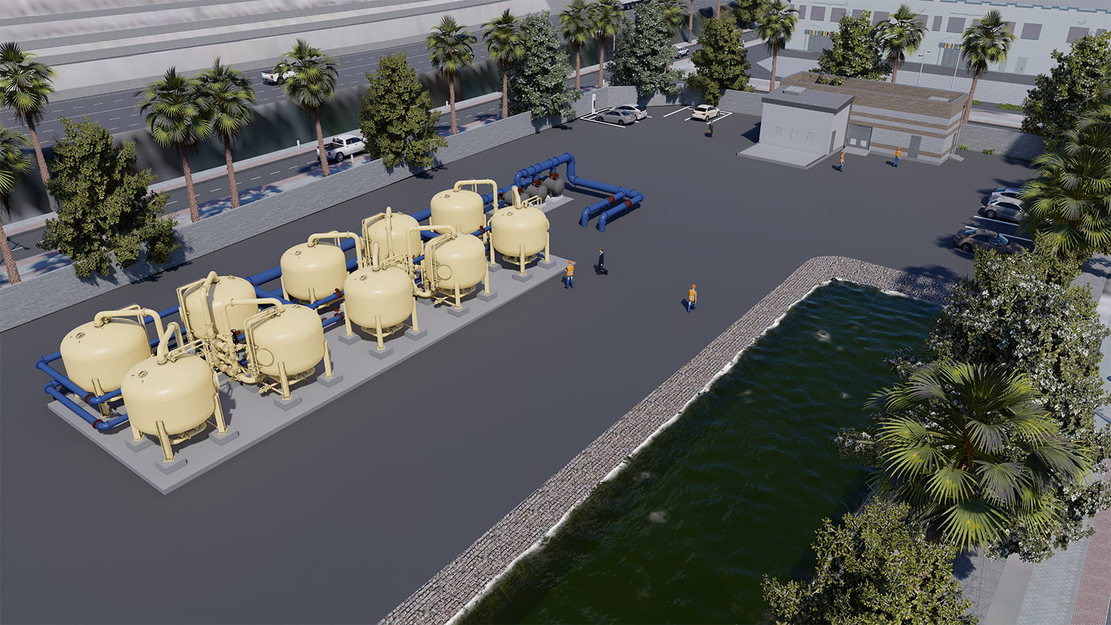 Santa Cruz rendering