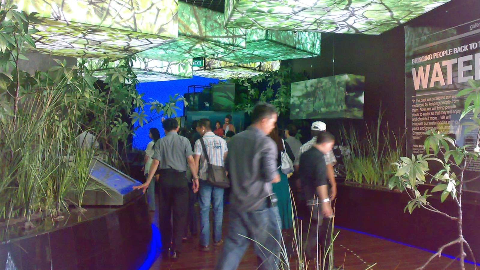 Marina Barrage exhibit hall