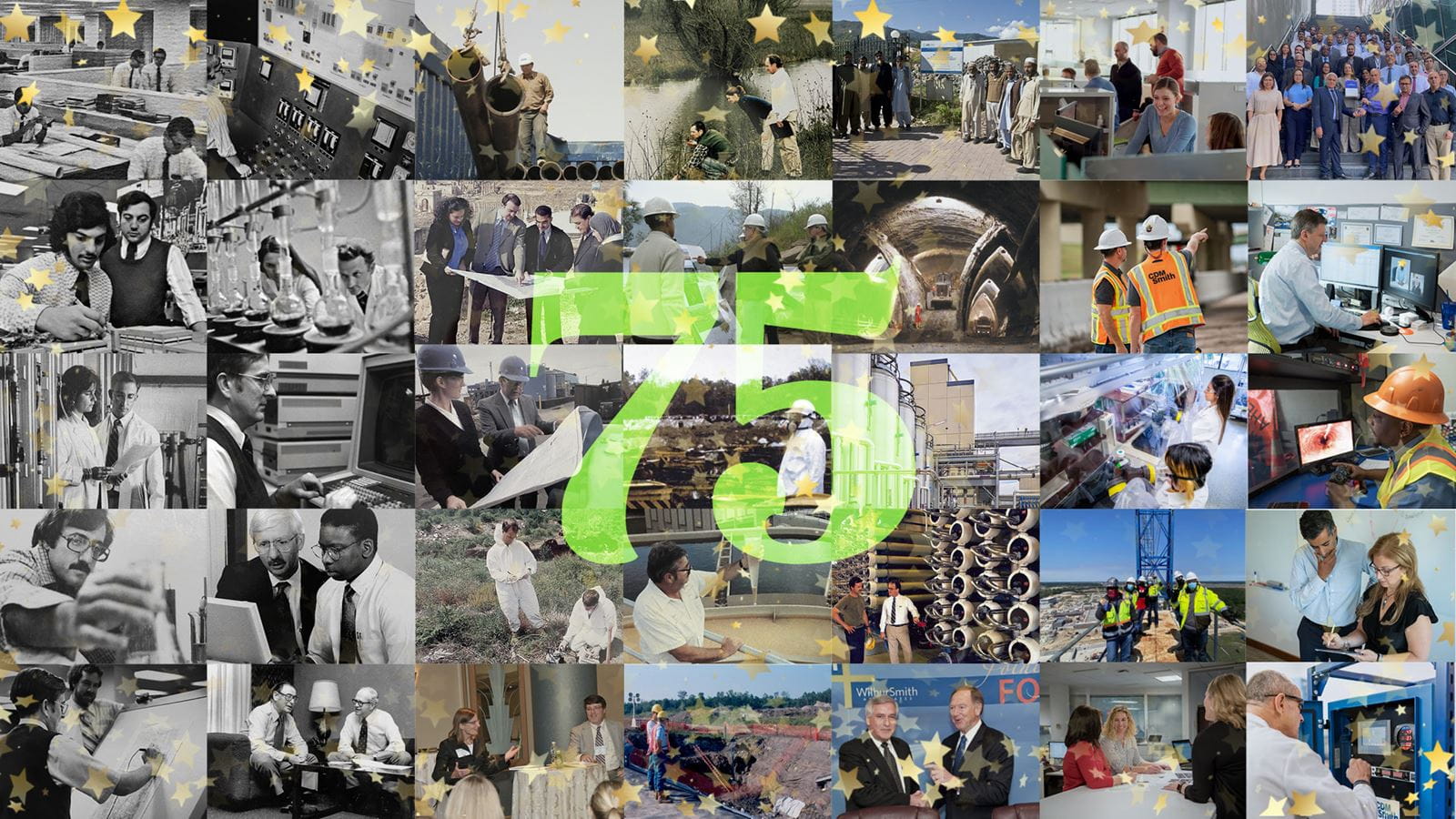 75th anniversary collage