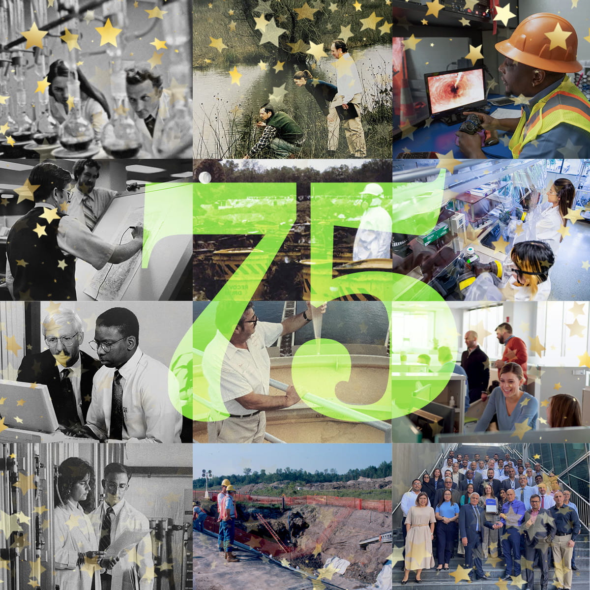 75th anniversary collage