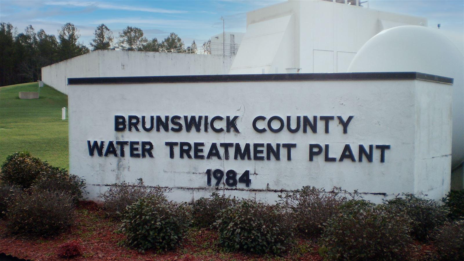 Brunswick County WTP Sign